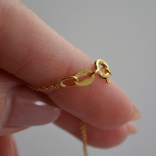18k Gold Plated Silver Chain Necklace from Pari Fine Jewels new