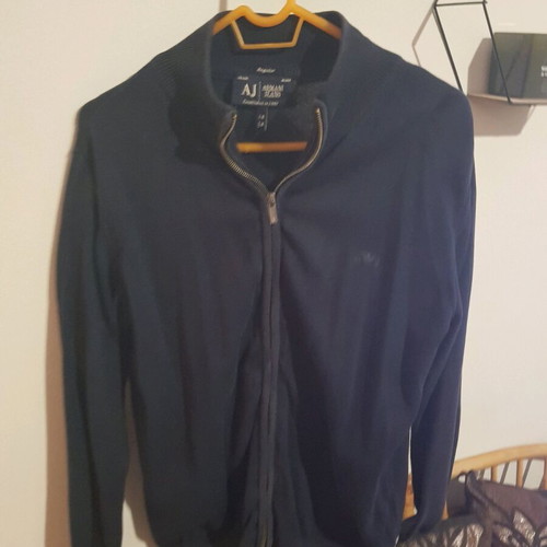 Armani Jeans cardigan used, size M, blue