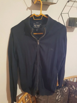 Armani Jeans cardigan used, size M, blue