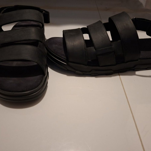 Badura black men's sandals size 45 new