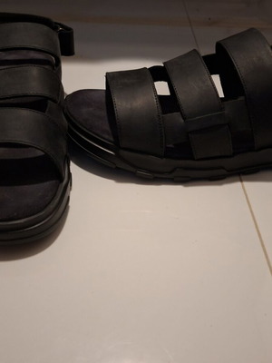 Badura black men's sandals size 45 new
