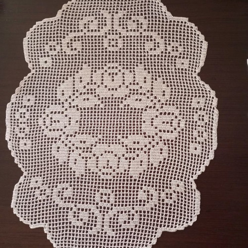 Set of two handmade table linens, wrinkle-free, champagne color