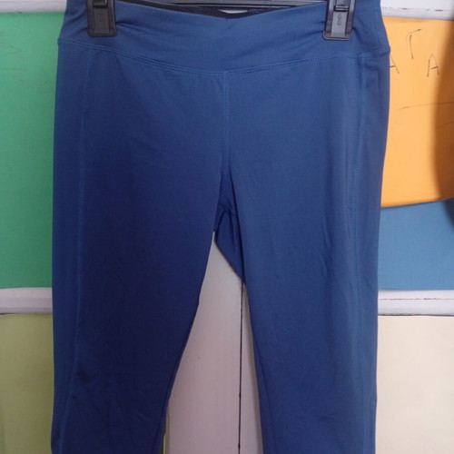 Blue sports leggings, size L
