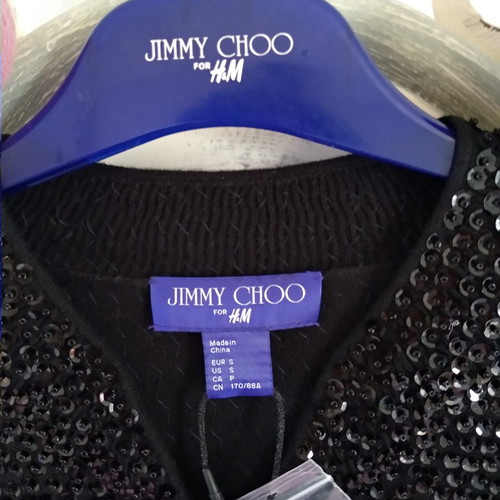 Jimmy Choo for H&M bomber jacket new, black, size S