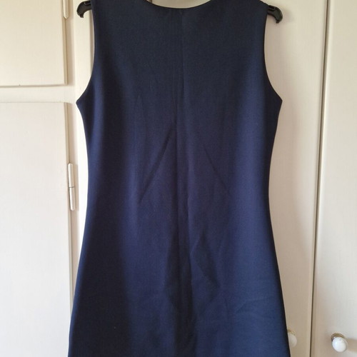 Mini dress Small, dark blue and white striped