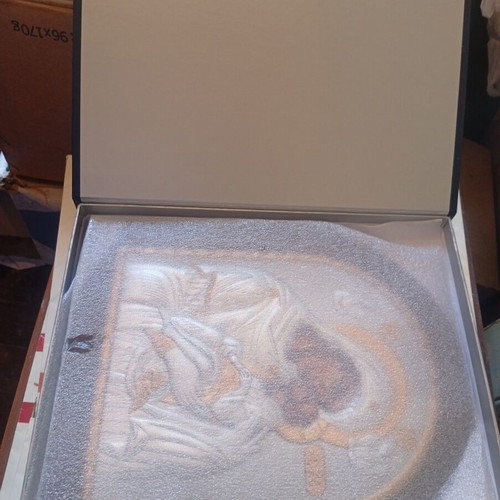 Virgin Mary Icon with 999 Silver Coating by Silver Axion, New