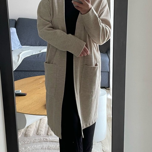 Stradivarius beige cardigan S used