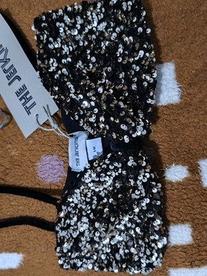 The Jerkins bustier new, black and gold
