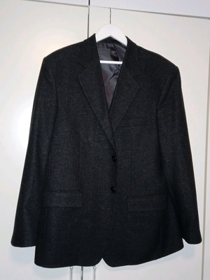 A Deep winter men's jacket wool size XL dark gray anthracite like new