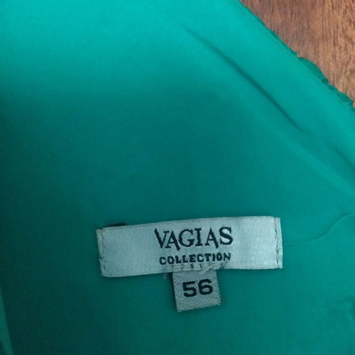 Green dress used, size 56, excellent condition