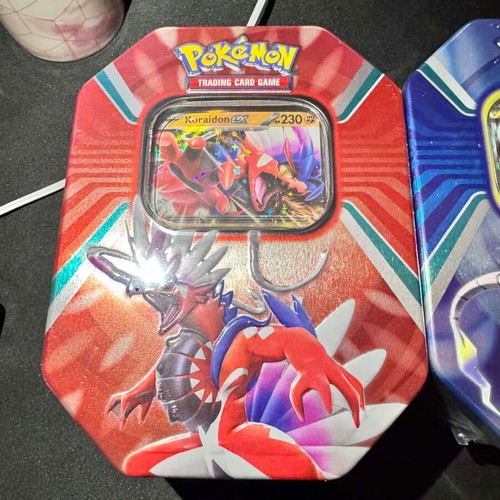 Koraidon and Miraidon ex Tins new, factory sealed