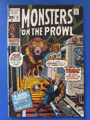 Monsters on the Prowl 13 comic book used, English