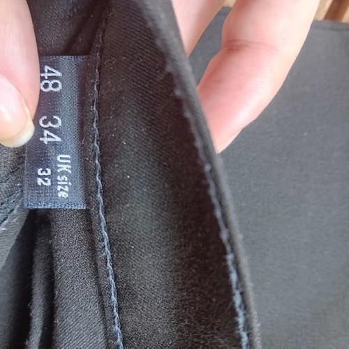 Trussardi office pants like new, straight fit, black, XS