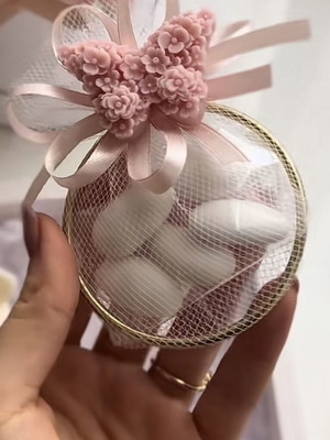 Bomboniera ring with butterfly new