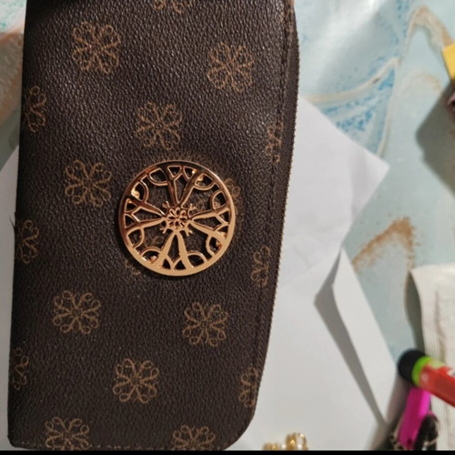 City Charm Avon Wallet new, brown and gold