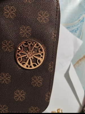 City Charm Avon Wallet new, brown and gold
