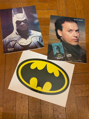 Αφίσες Batman μεταχειρισμένες, πακέτο 3, αυθεντικές 80s