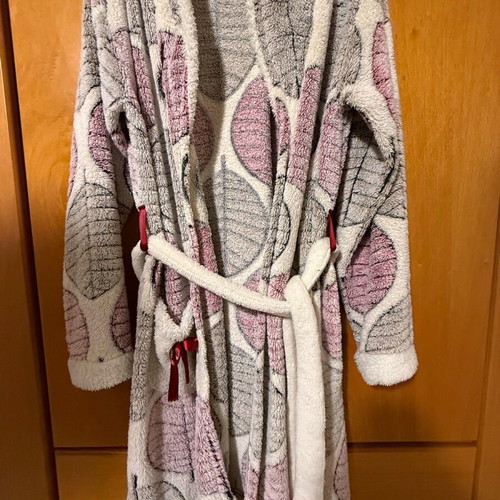 Fleece robe used, size M, Bozer
