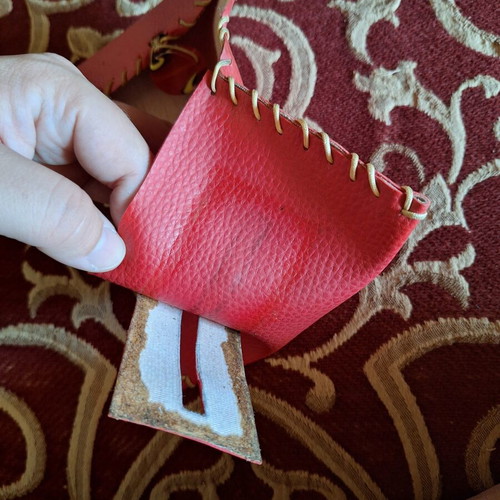 Leather tobacco pouch