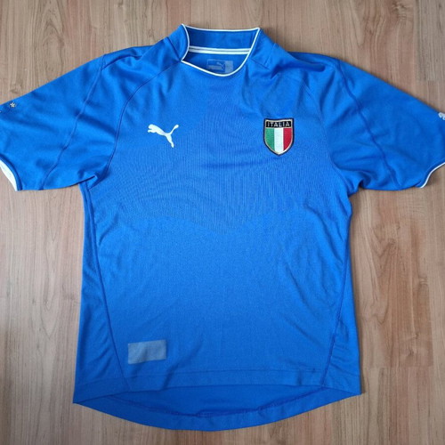 Italy 2003/2004 Home Football Shirt Puma Like New