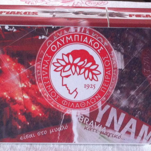 Wii console stickers Olympiakos new