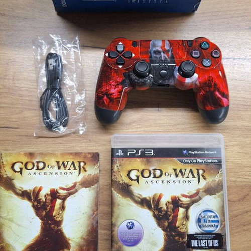 Wireless double motor controller with God of War game for Sony PlayStation 3 new