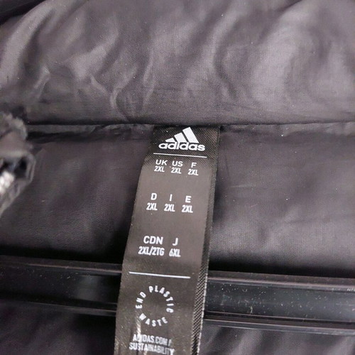 Adidas men's winter jacket like new, black XXL