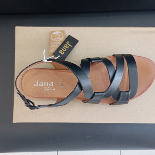Jana sandals new, size 40, black