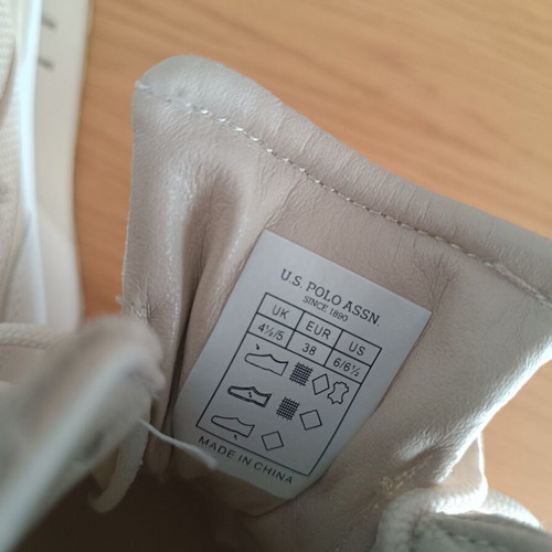 U.S. Polo Assn. Chunky Sneakers Vicky001 new, beige/powder pink, size 38