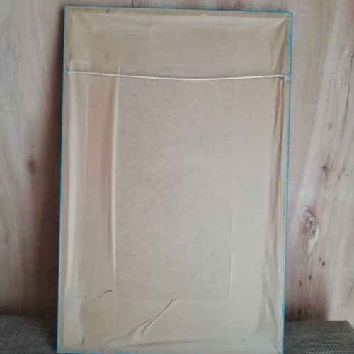 Vintage photo frame artwork by painter Vassiliki like new