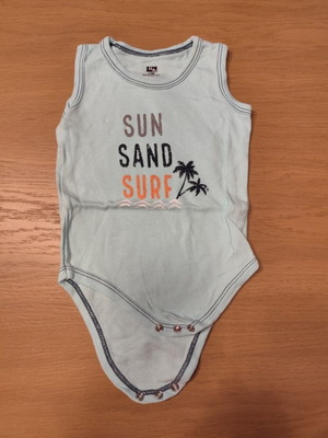 HB Baby Sleeveless Romper Sun Sand Surf Like New 3-6 Months