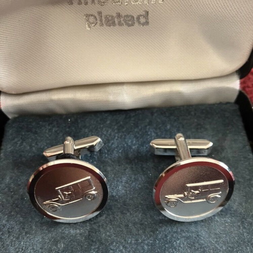 Ascot cufflinks like new, silver