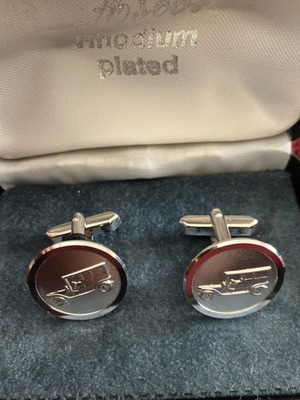 Ascot cufflinks like new, silver