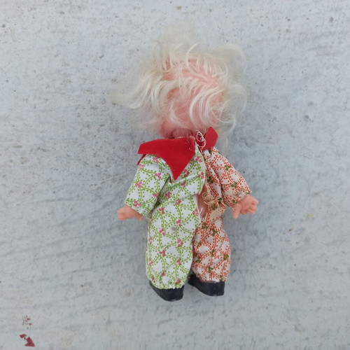 Big Circus vintage doll Plaggona used from 70s Greece