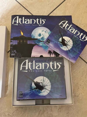 Atlantis PC game like new, 4 CDs with manuals