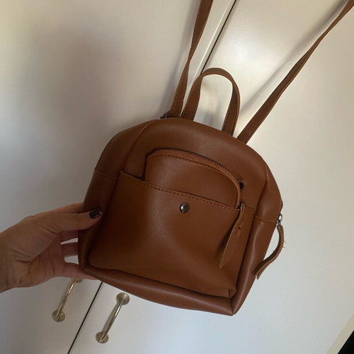 Women's bag like new, brown, crossbody and backpack style