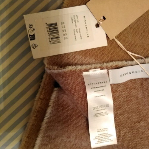 Rino & Pelle pashmina new, large in earthy colors
