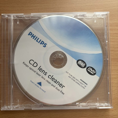 Philips CD Lens Cleaner like new, effective dust removal