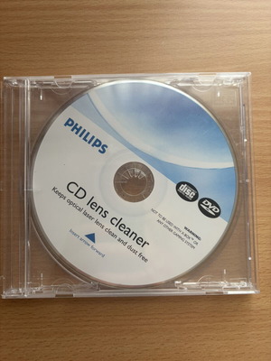 Philips CD Lens Cleaner like new, effective dust removal