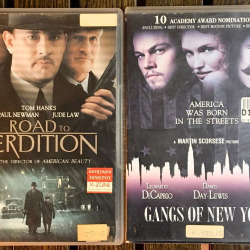 2 gangster DVDs used with subtitles