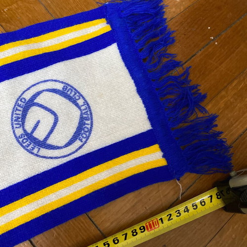 Leeds United 1980 κασκόλ μεταχειρισμένο, παλιό Αγγλίας