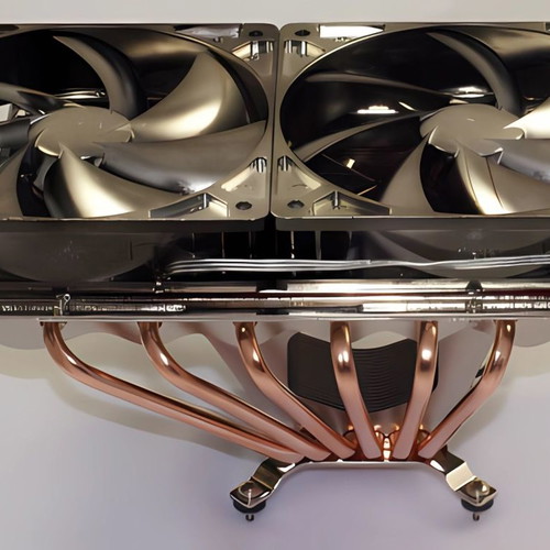 CoolerMaster GeminII used CPU cooler with 2 LED fans