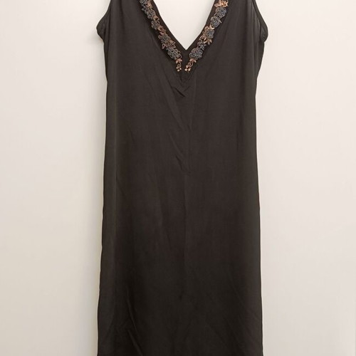 Black short dress Liu Jo size S like new with straps and V neckline