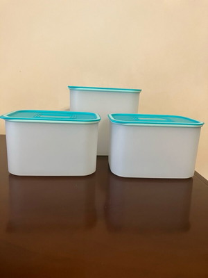Tupperware Quadro Ultimo canisters 2.1L and 1.3L new