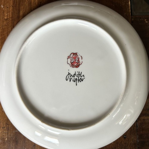 D.E. Judith Rigter plates set of 3 like new