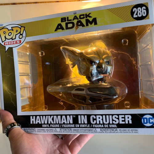 Funko POP! DC Black Adam Hawkman in Cruiser new