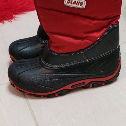 Olang children's boots like new, size 33-34, blue and red
