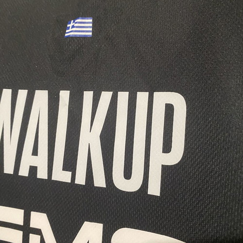 Olympiacos Basketball Jersey 2023-2024 Signed by Thomas Walkup, Size X-Large