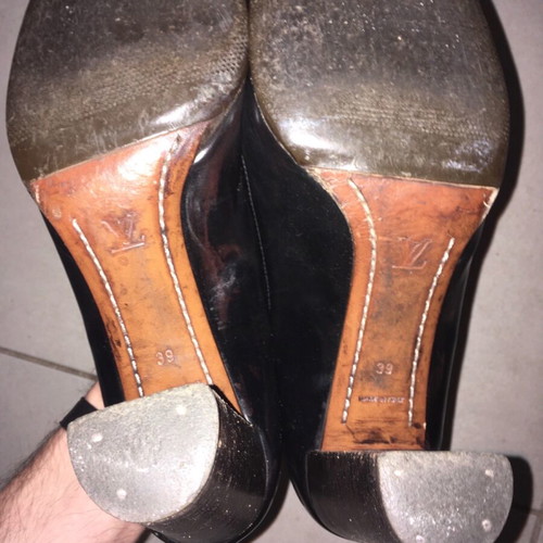 Louis Vuitton heels used, size 39, black and brown