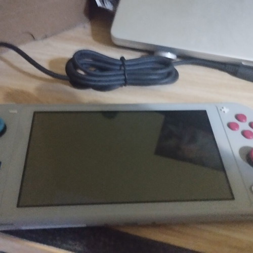 Nintendo Switch Lite console with Digimon Survive game